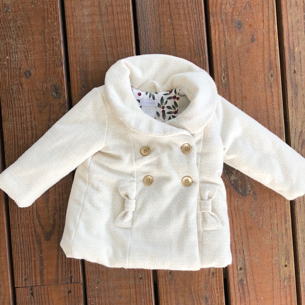 TAHARI Cream and Gold So Soft Jacket